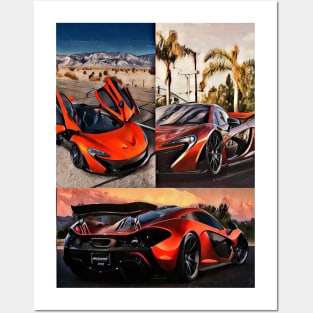 McLaren P1 Posters and Art